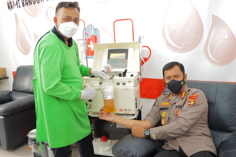 Donorkan Plasma Konvalesen, Kombes Pol Pandra : Setetes Darah Kita Berguna Untuk Orang Lain