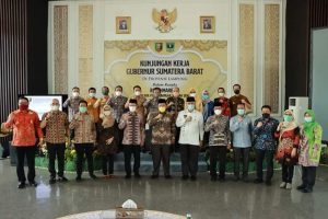 Gubernur Lampung Terima Kunker Gubernur Sumbar Dalam Rangka Benchmarking