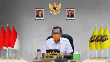 Pemprov Lampung ikuti Rapat Pemberlakuan PPKM Level IV