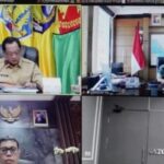 Pemprov Lampung Mengikuti Rapat Koordinasi Pengendalian Inflasi Daerah Bersama Mendagri