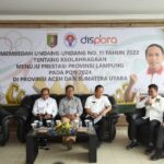 Ketua DPRD Lampung Hadiri Diskusi Publik Tentang Keolahragaan.