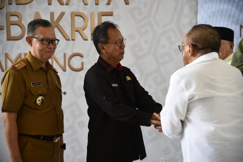 Ketua DPRD Lampung Hadiri Peletakkan Batu Pertama (Ground Breaking).