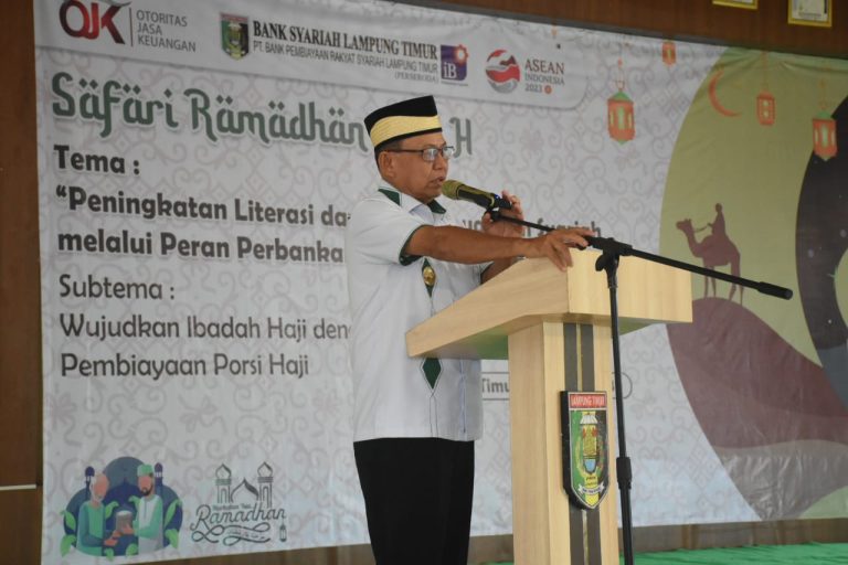 Bupati Lamtim Hadiri Acara Literasi Ingklusi Keuangan Syariah