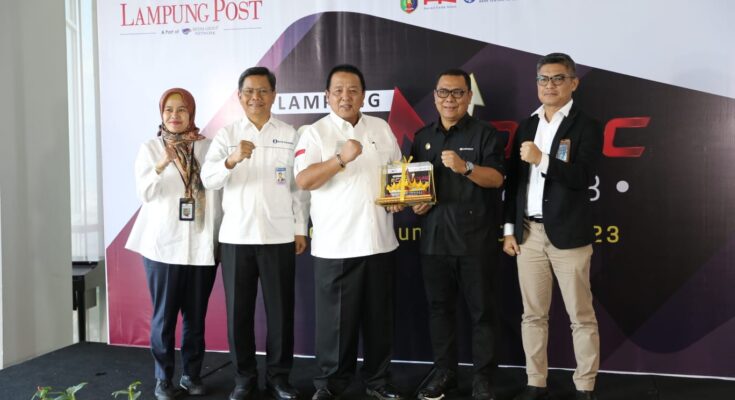 JADI KEYNOTE SPEAKER LAMPUNG ECONOMIC SUMMIT 2023, GUBERNUR ARINAL PAPARKAN KINERJA DAN KONTRIBUSI PERTANIAN BAGI PEREKONOMIAN LAMPUNG