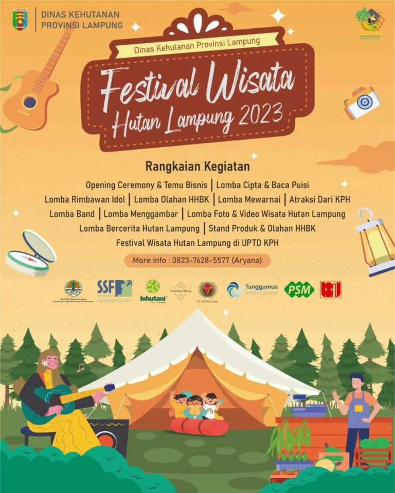 Festival Wisata Hutan 2023, Perbanyak Agenda Pariwisata Lampung