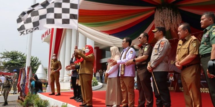 Kapolresta Balam Hadiri Kirab Pemilu 2024