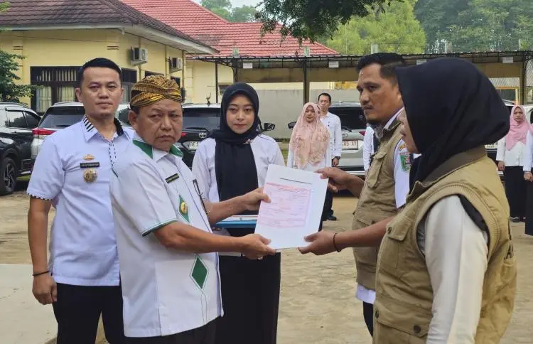 Bupati Dawam Lepas Pendistribusian SPPT PBB-P2