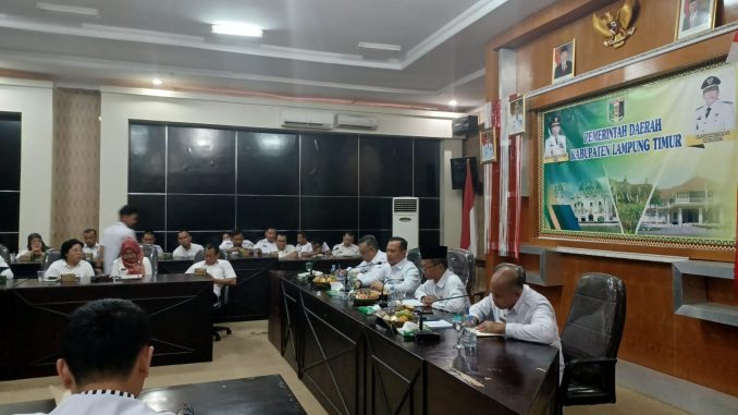 Ini Yang Dilakukan Senen Mustakim Pertama Kerja Usai Dilantik Jadi Pjs Bupati Lamtim