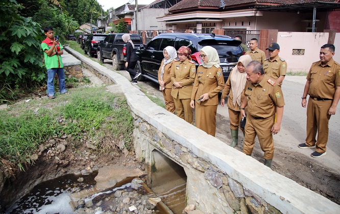 Wagub Jihan Nurlela Gerak Cepat Tanggapi Dugaan Pencemaran Air Lindi dari TPA Bakung