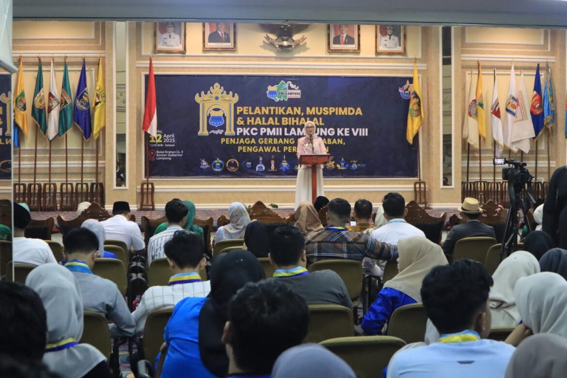 Wagub Lampung Jihan Nurlela Ajak PMII Jadi Penjaga Peradaban dan Pengawal Perubahan