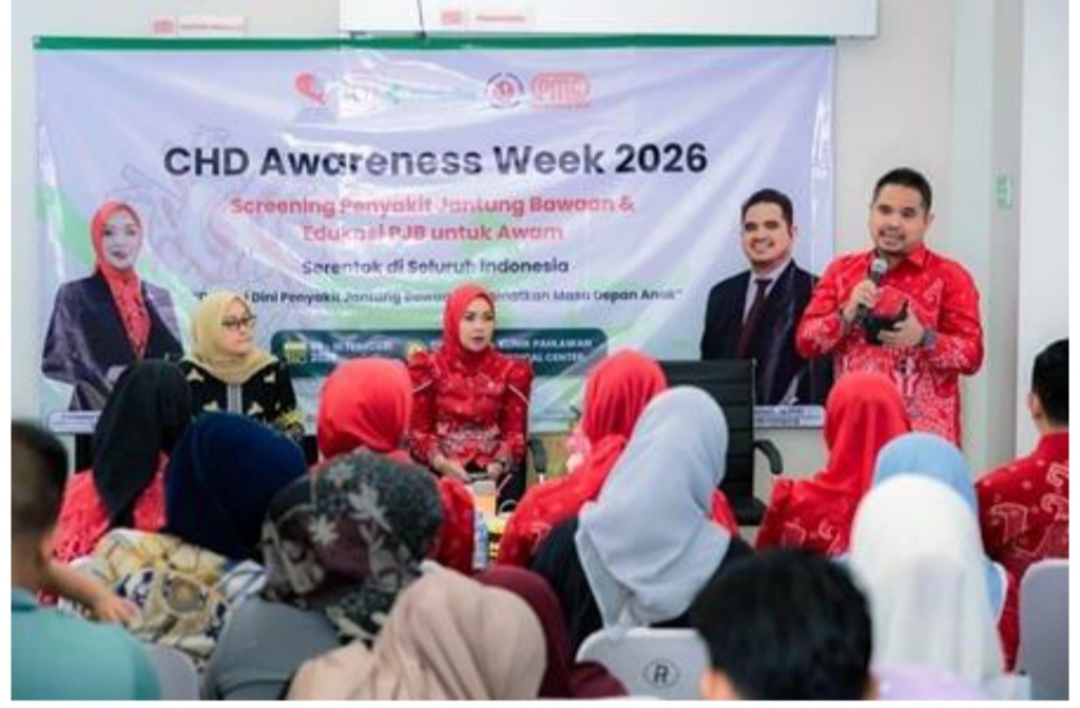 YJI dan Perki Lampung Gelar CHD Awareness  Week 2026, Fokus Deteksi Dini Penyakit Jantung  Bawaan