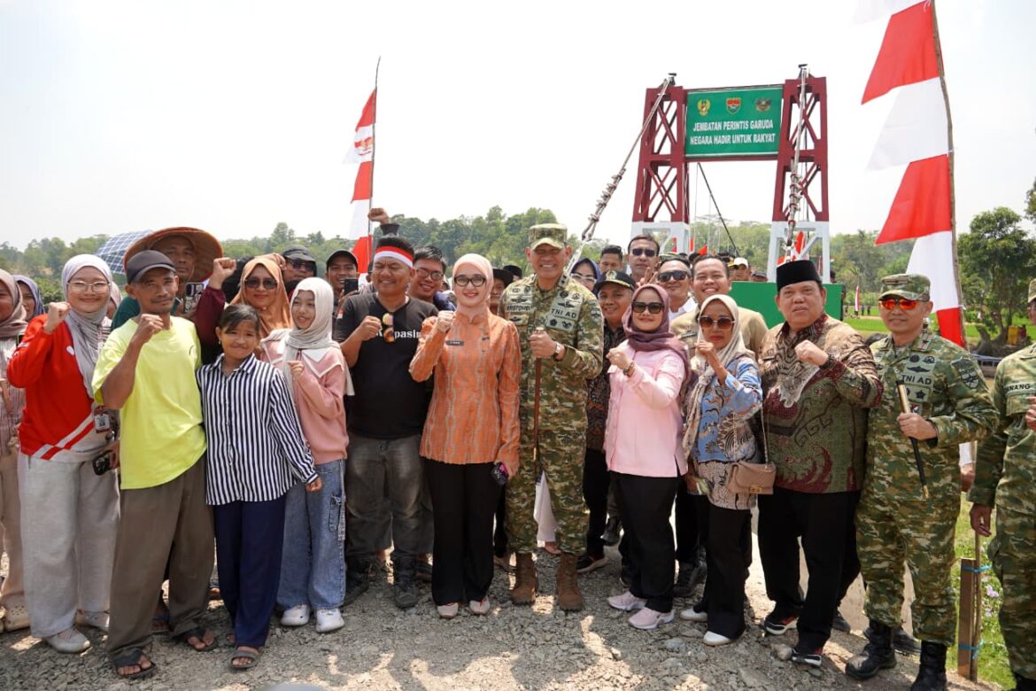 Pemerintah Provinsi Lampung mengapresiasi kolaborasi TNI, Polri, pemerintah daerah, dan masyarakat dalam pembangunan infrastruktur
