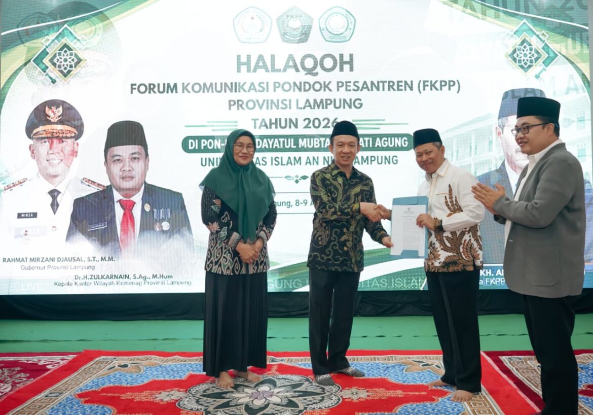 Pemprov Lampung Perkuat Peran Pesantren dalam Pembangunan dan Pengembangan SDM