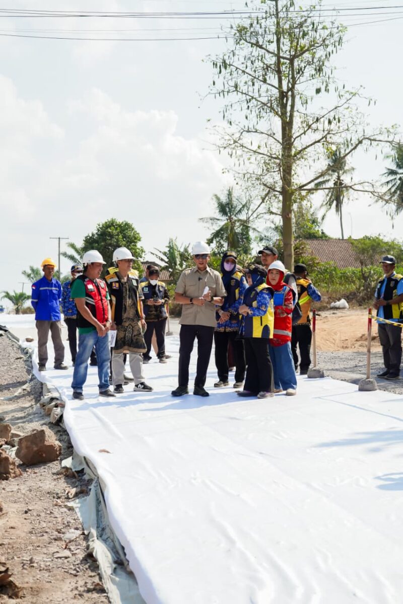 Tinjau Proyek Jalan Gunung Sugih–Kota Gajah, Gubernur Lampung Tekankan Pengawasan Berlapis